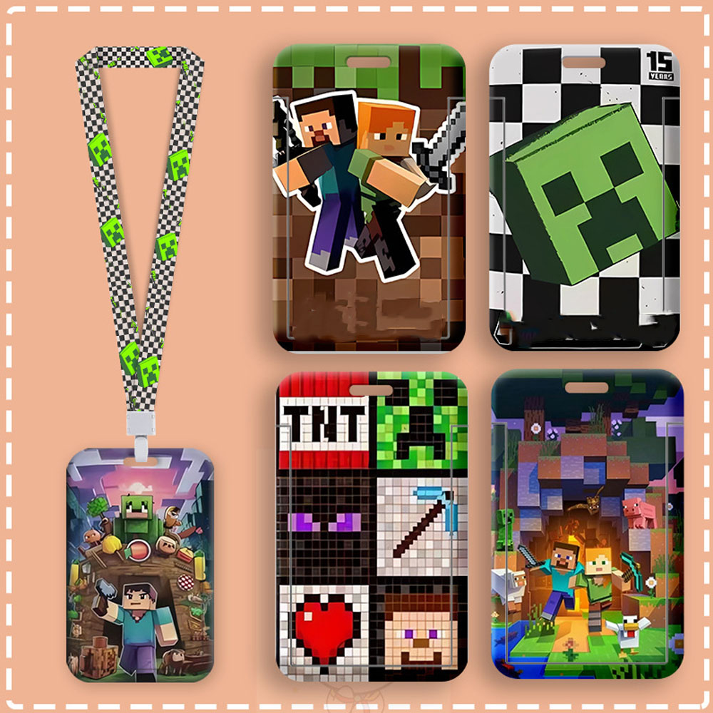 Card Top Loader - Cartoon lanyard card holder from game
