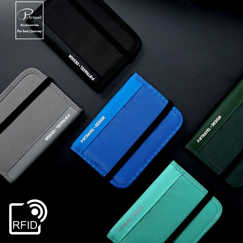 Card Top Loader - RFID Travel Wallet Passport Holder Credit