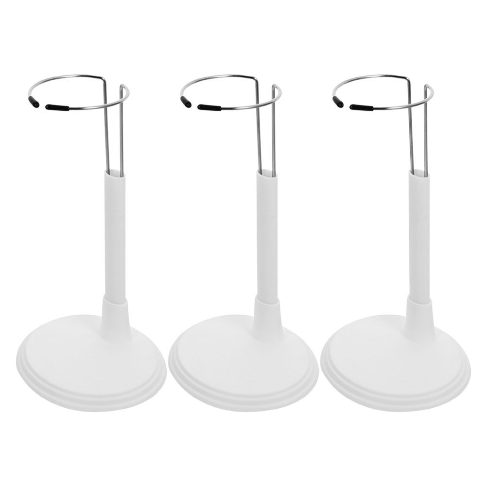 Action Figure Stand - 3Pcs White Adjustable Support Stand Stable