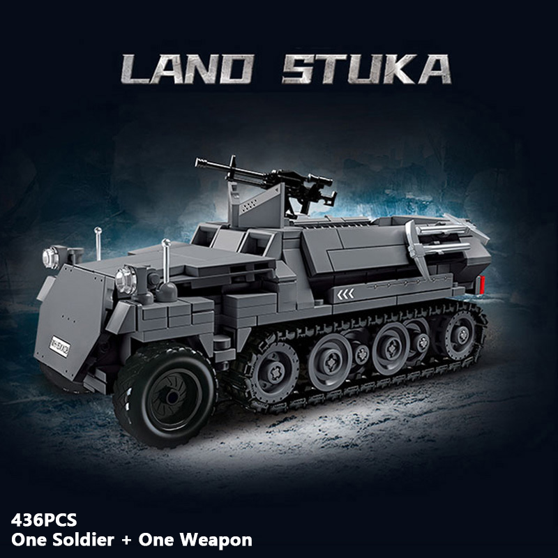 Lego Minifigure Holder - Land Stuka World War Army Military