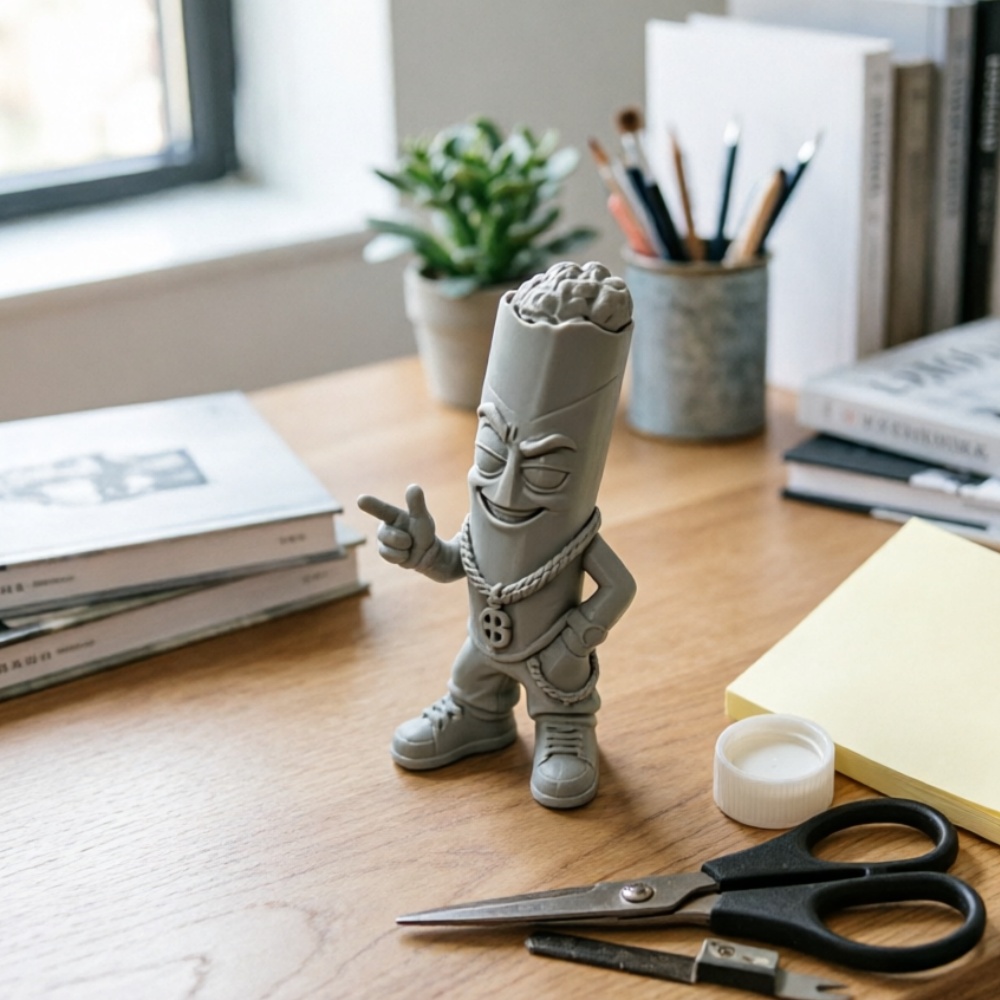 Trendy Grey Plastic Art Figure - Pop Display Shelf 评论和价格