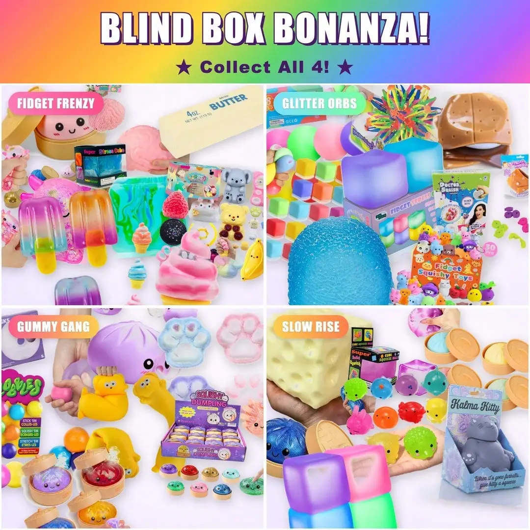 100styles Squishy Squeeze Fidg - Mystery Box Blind Bag 评论和价格