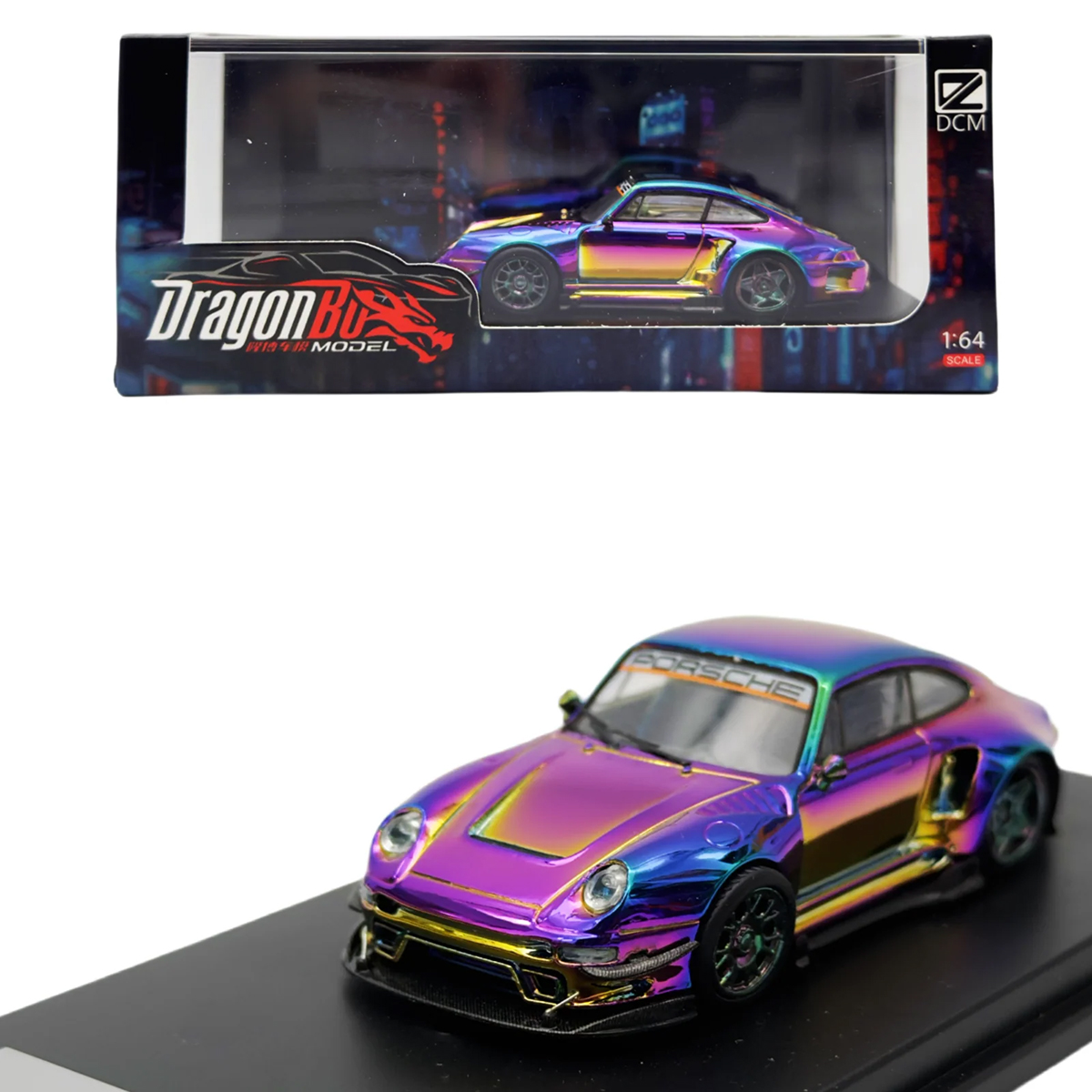 DRAGONBO x DCM 1:64 Porsche 99 - Die Cast Car 1 64 评论和价格