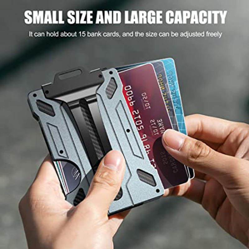 RFID Fashion Card Wallet Credi - Card Top Loader 评论和价格