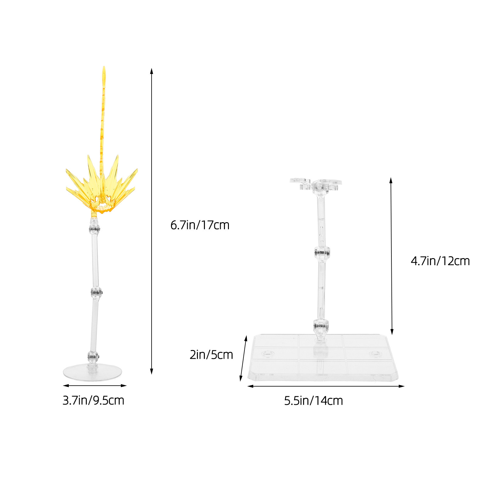 2Pcs Effects Display Stands Ad - Action Figure Stand 评论和价格