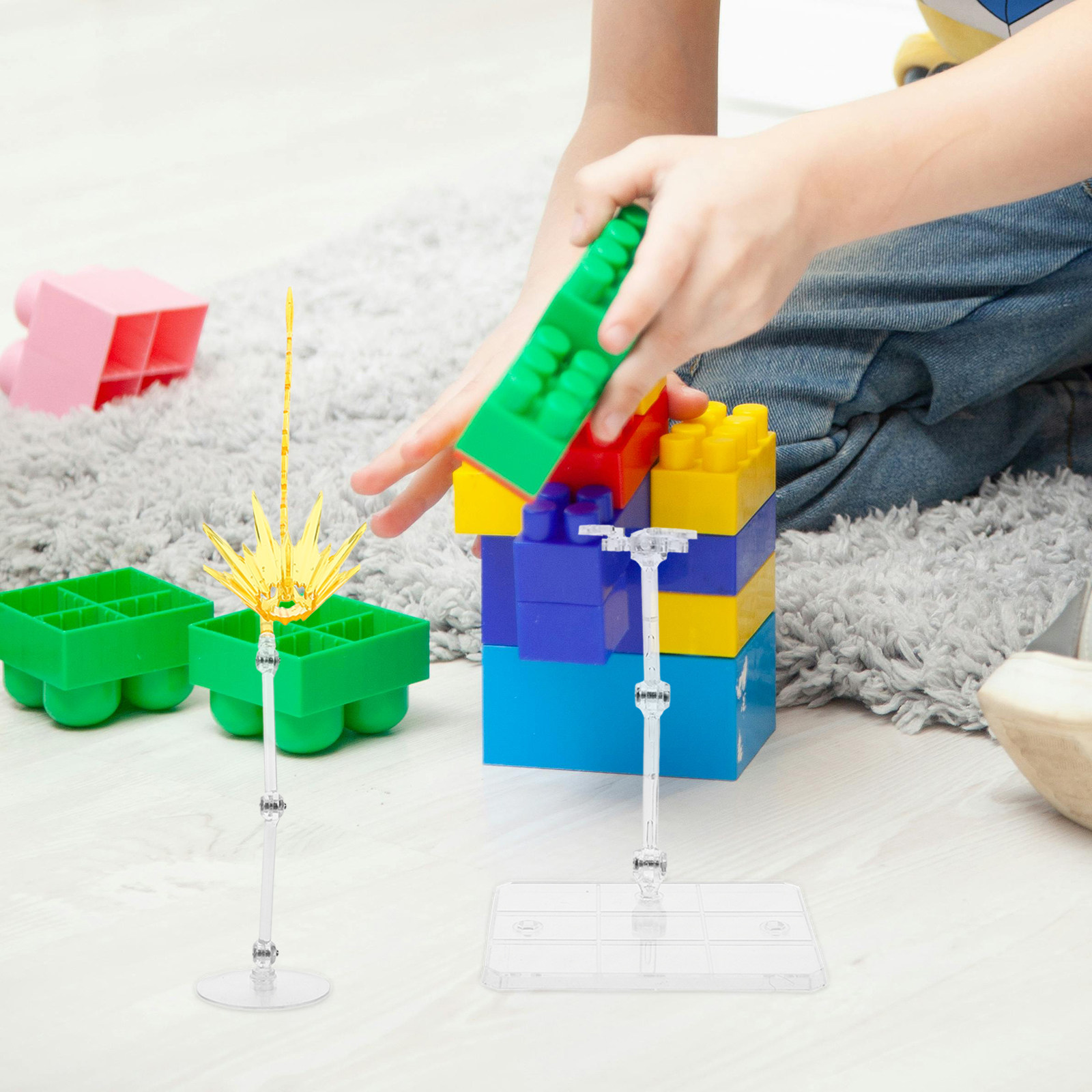 2Pcs Effects Display Stands Ad - Action Figure Stand 评论和价格