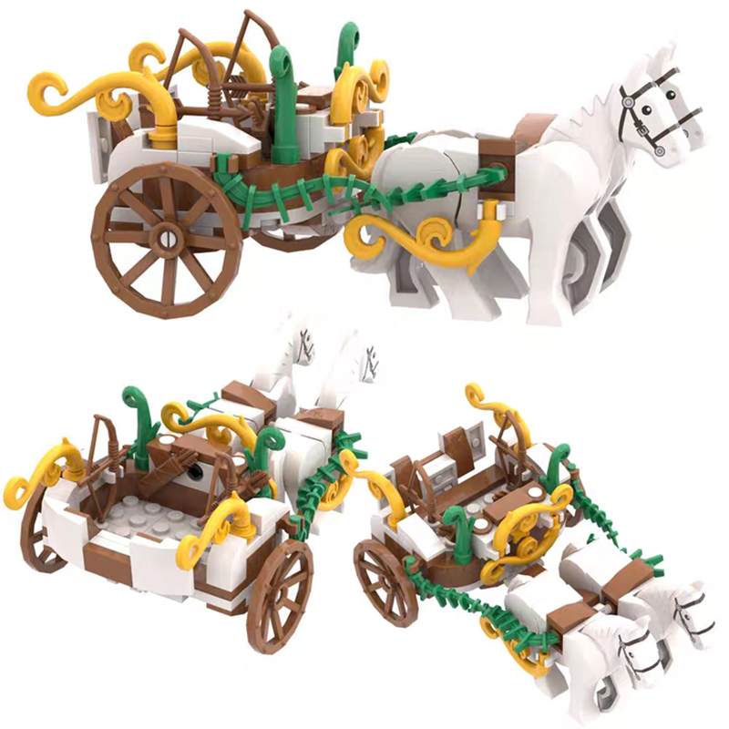 DIY Medieval Cattle Trailer Ho - Lego Minifigure Holder 评论和价格