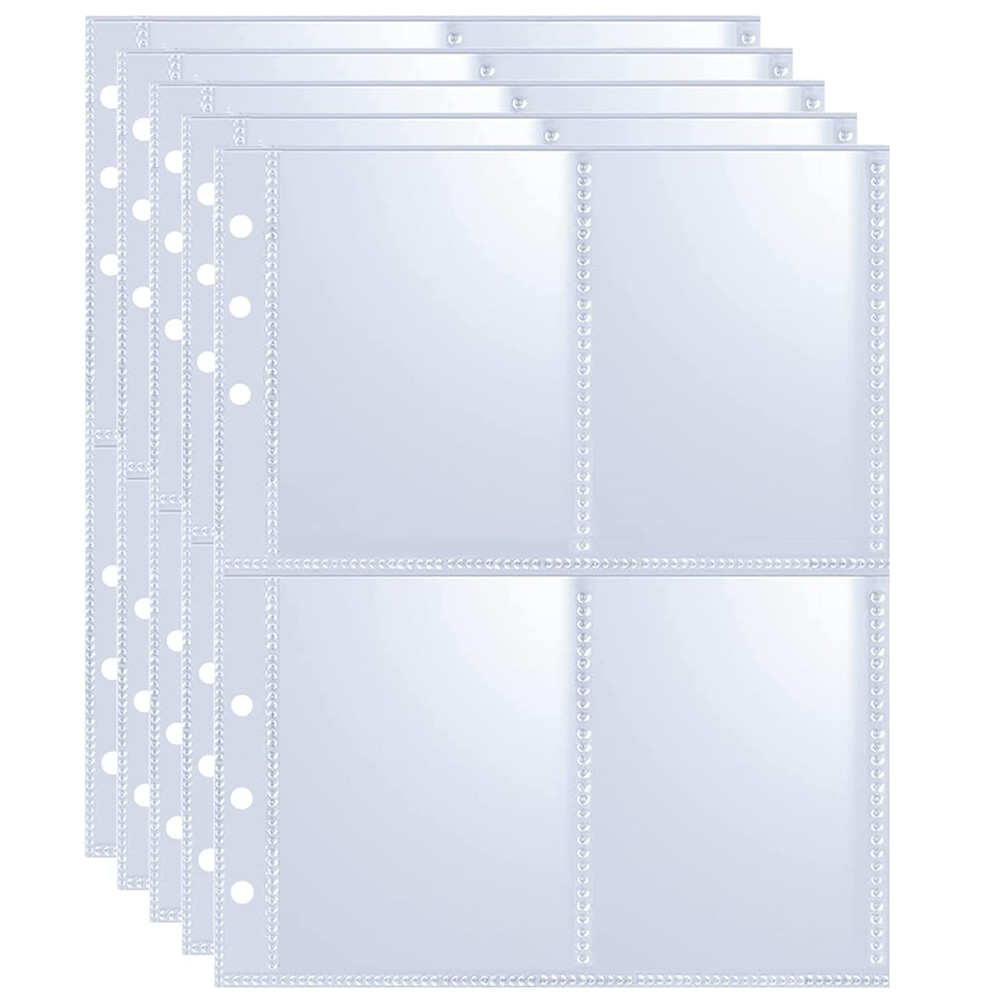 4 Pockets Photo Card Sleeves B - Pokemon Binder Card 评论和价格