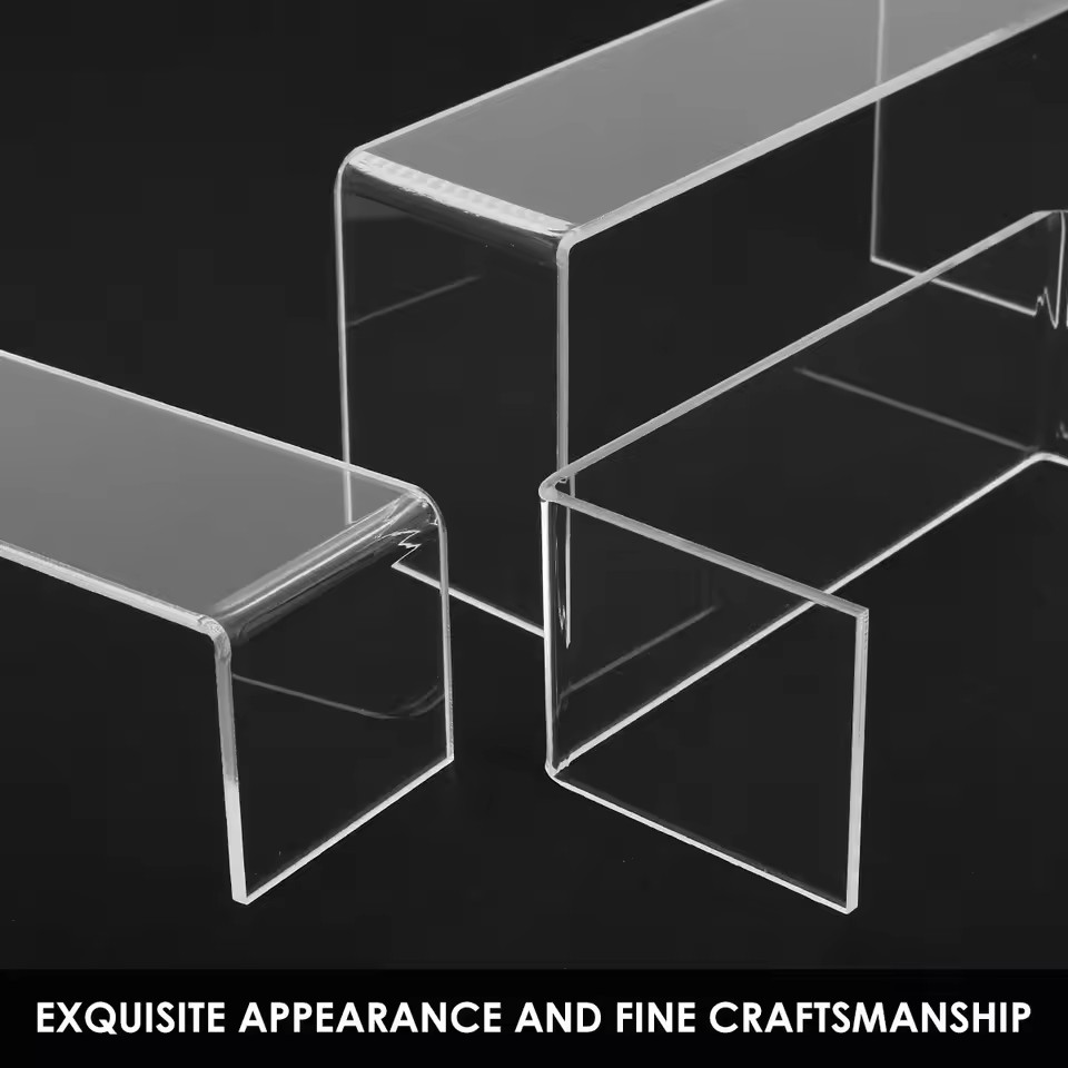 3/6/9/12Pc Clear Acrylic Displ - Display Risers Set 评论和价格