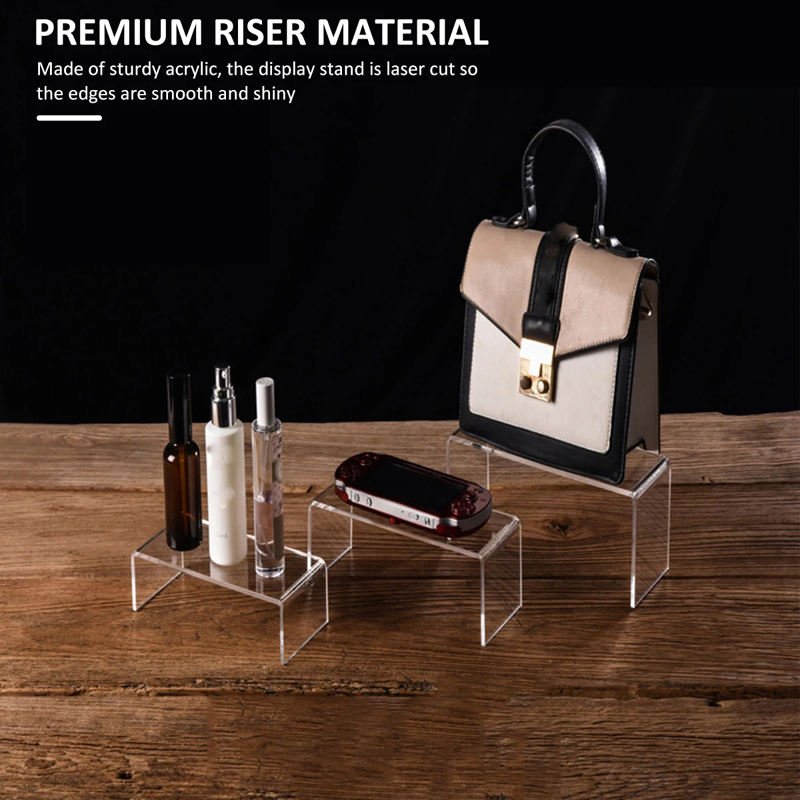 3/5Pcs Acrylic Display Stand B - Display Risers Set 评论和价格