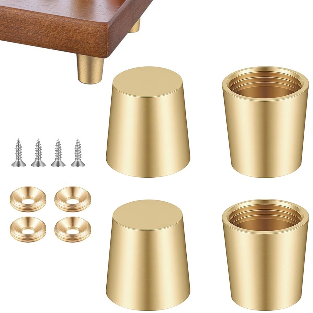 4pcs Brass Cutting Board Feet  - Display Risers Set 评论和价格