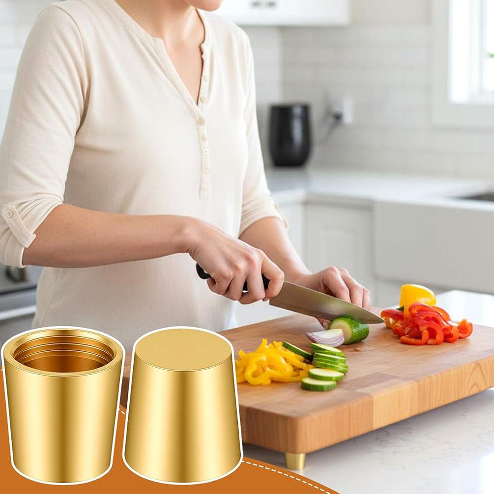 4pcs Brass Cutting Board Feet  - Display Risers Set 评论和价格