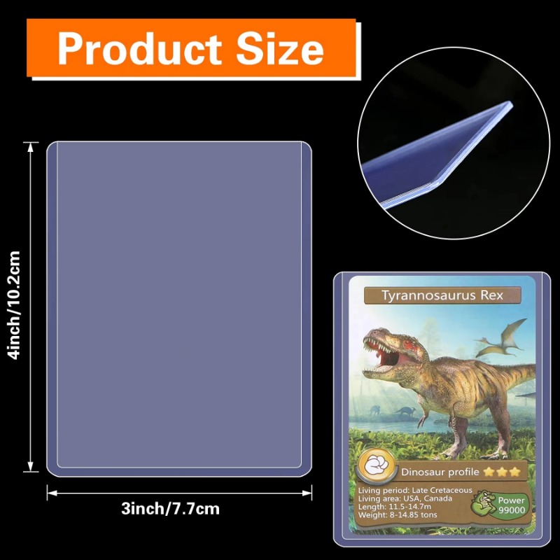 25PCS Transparent PVC Card Sle - Card Penny Sleeve 评论和价格
