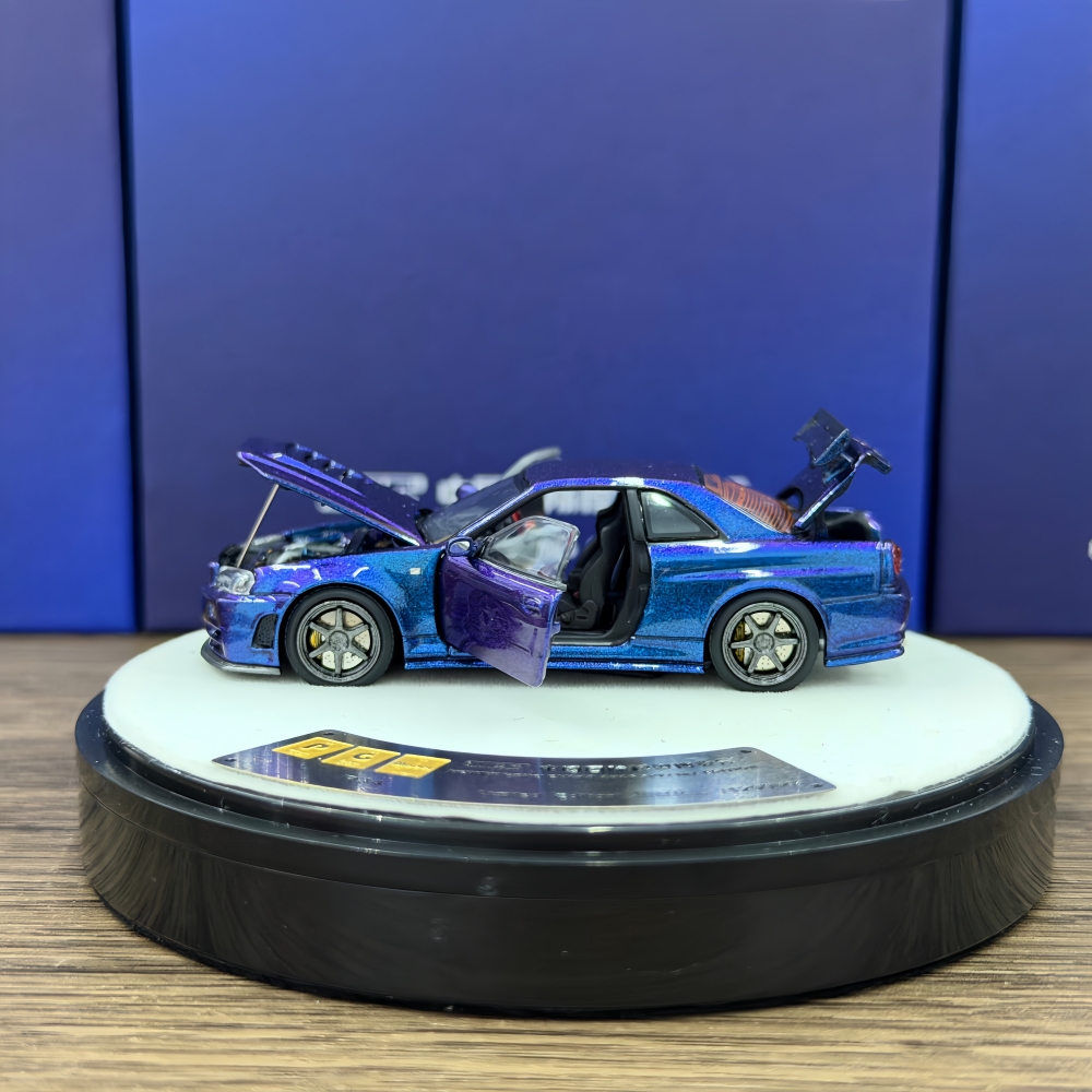 PGM 1:64 Liberty Walk GTR R34  - Die Cast Car 1 64 评论和价格