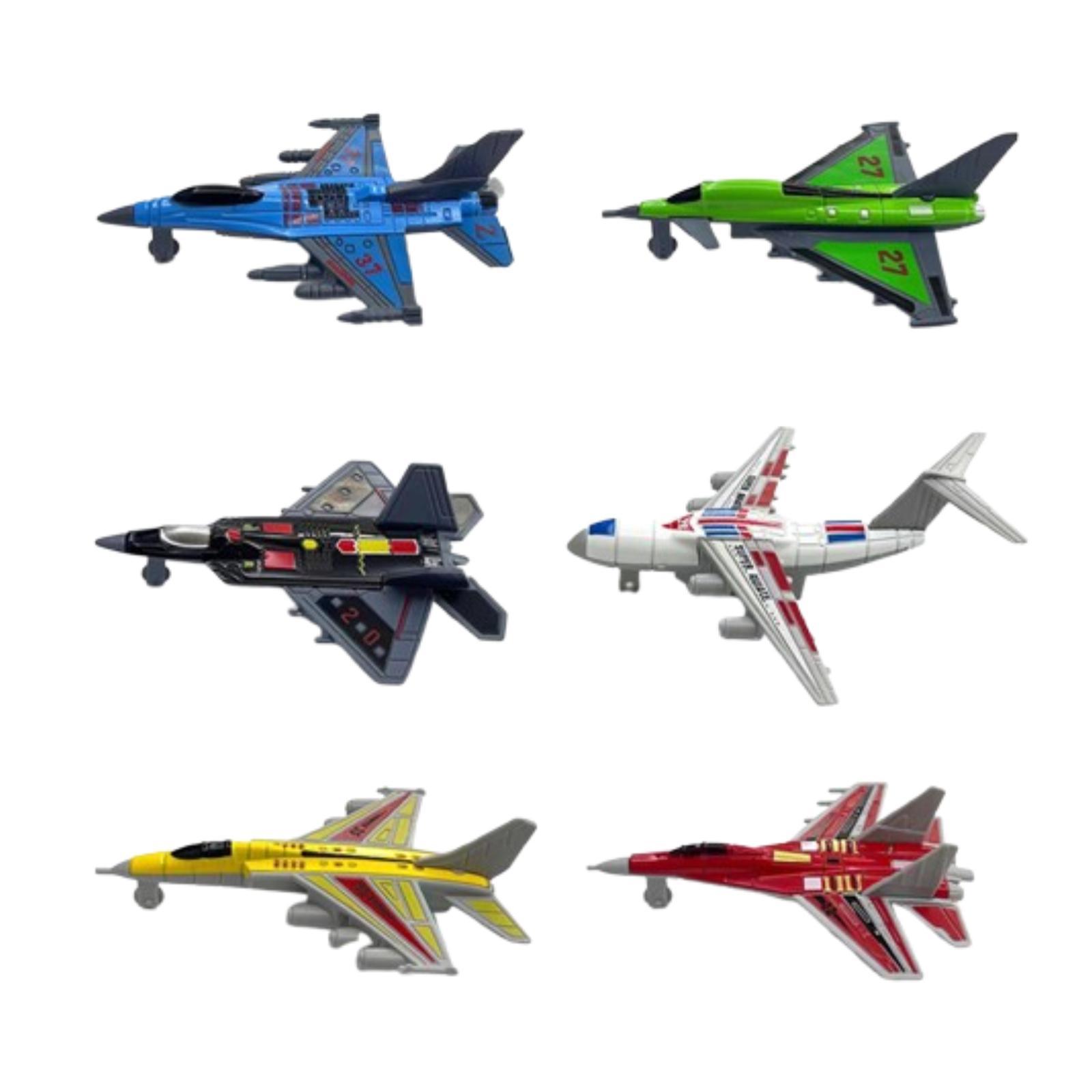 6x Alloy Metal Aircraft Models - Model Airplane Plastic 评论和价格