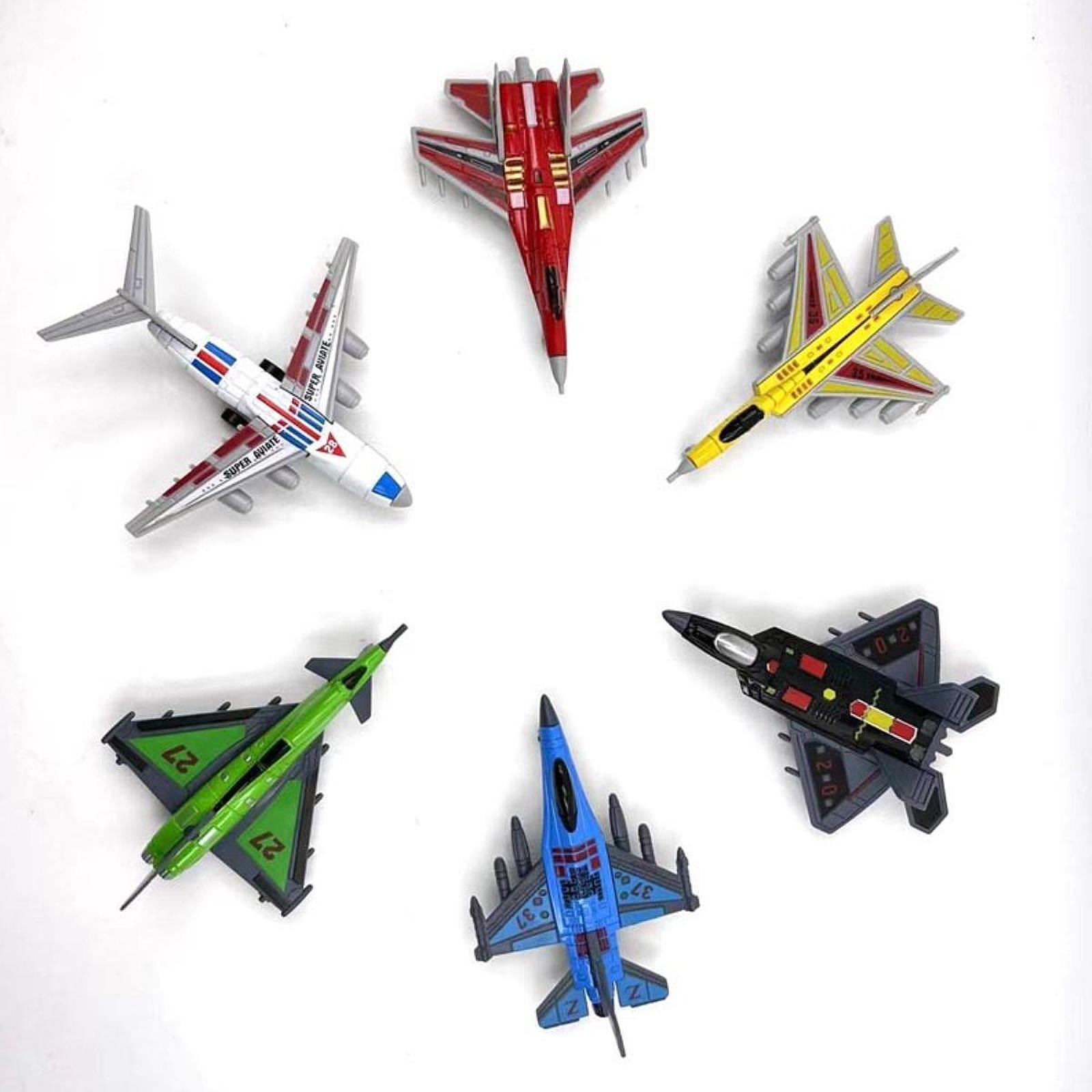 6x Alloy Metal Aircraft Models - Model Airplane Plastic 评论和价格
