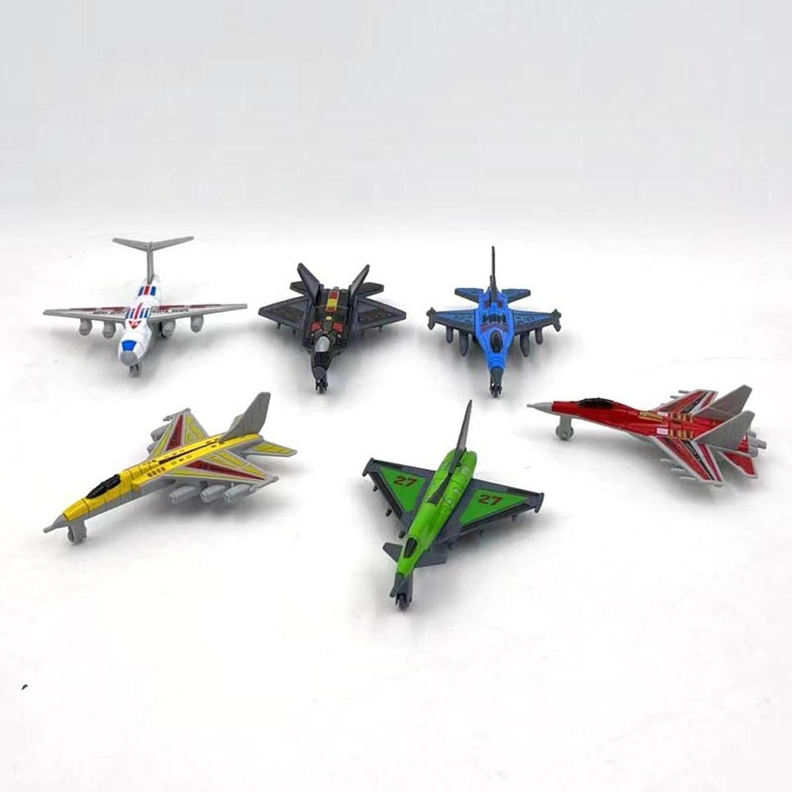 6x Alloy Metal Aircraft Models - Model Airplane Plastic 评论和价格
