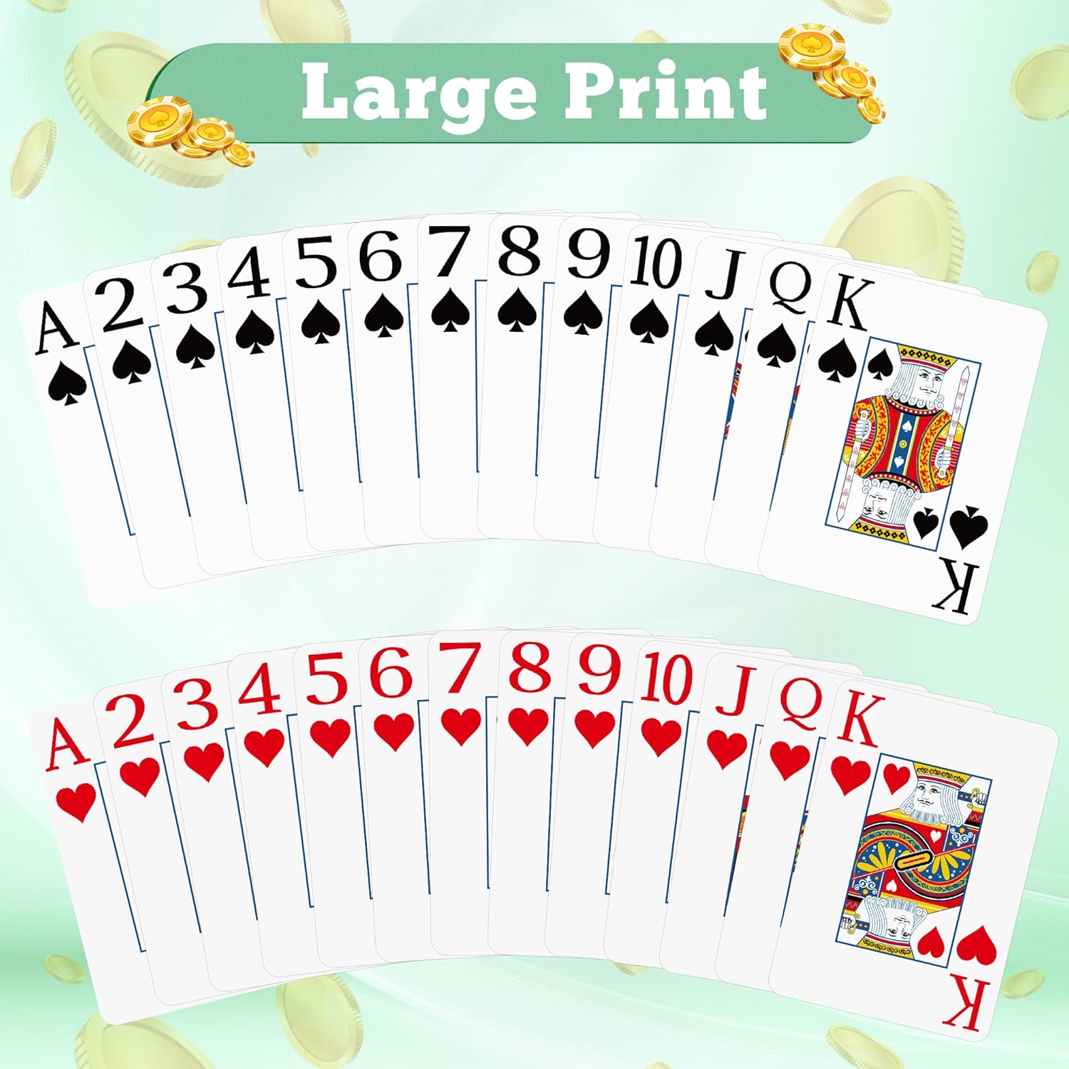 2 Pack Playing Cards | Large P - Graded Card Display 评论和价格