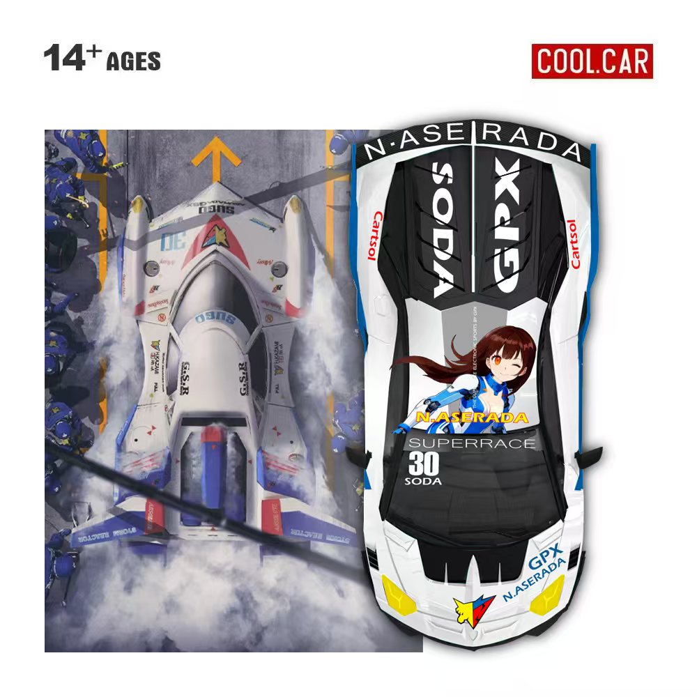 Cool Car 1:64 GTEVO Superrace  - Die Cast Car 1 64 评论和价格