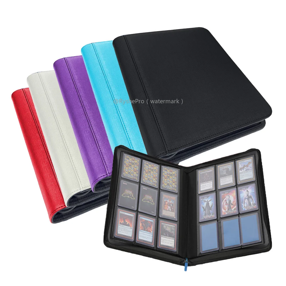 9 Pocket PU Leather Toploader  - Pokemon Binder Card 评论和价格