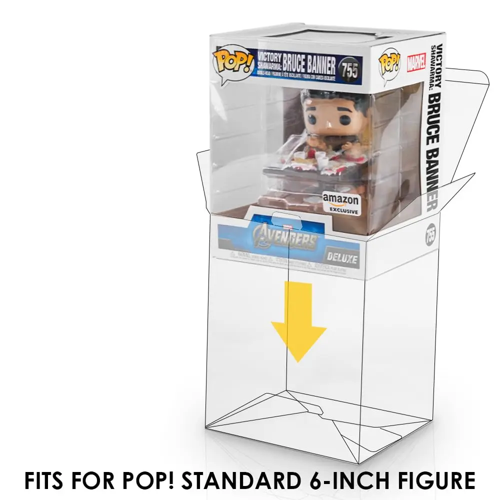 0.50 MM Thick Clear Scratch-Re - Funko Pop Protector 评论和价格