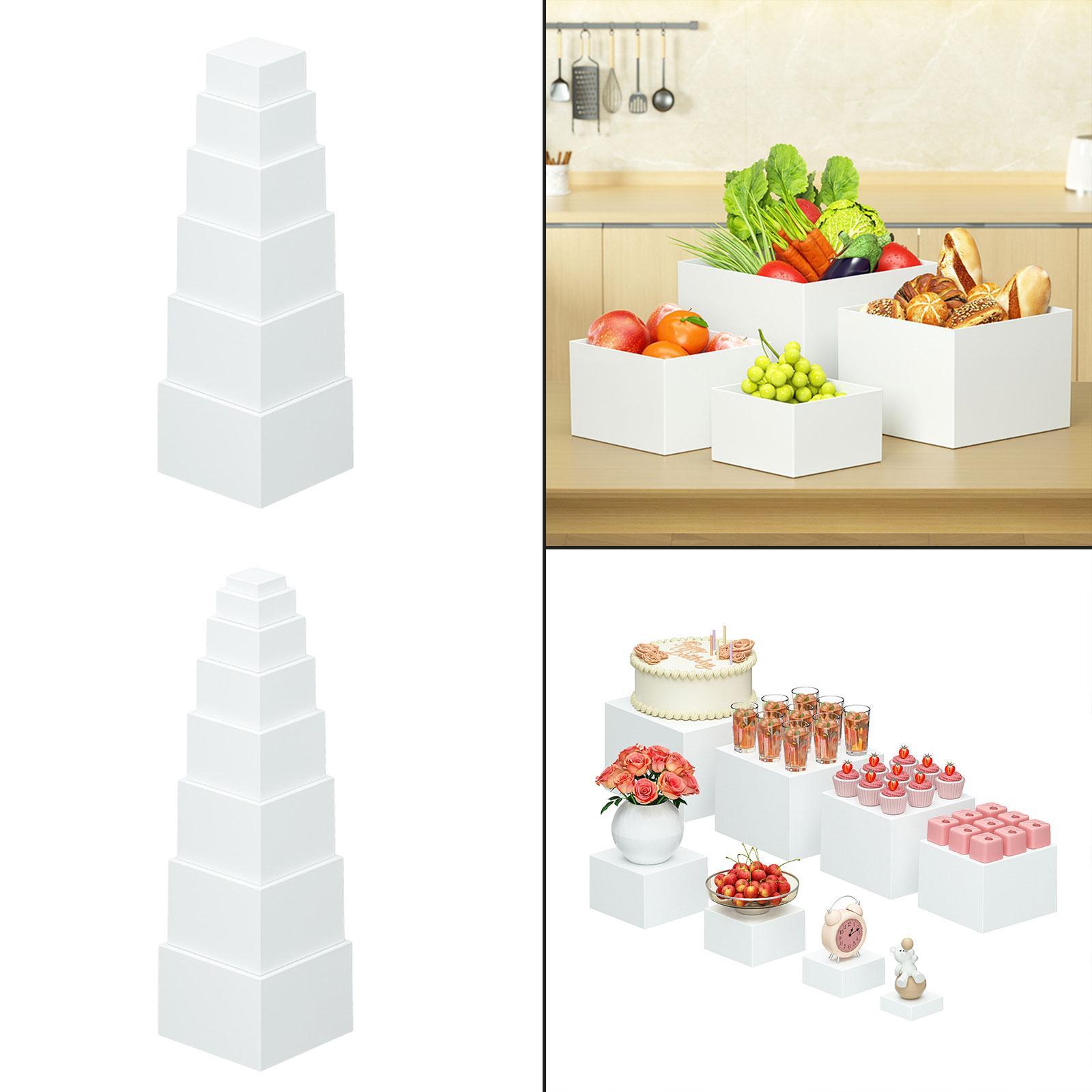 Stackable Buffet Riser Set Hol - Display Risers Set 评论和价格