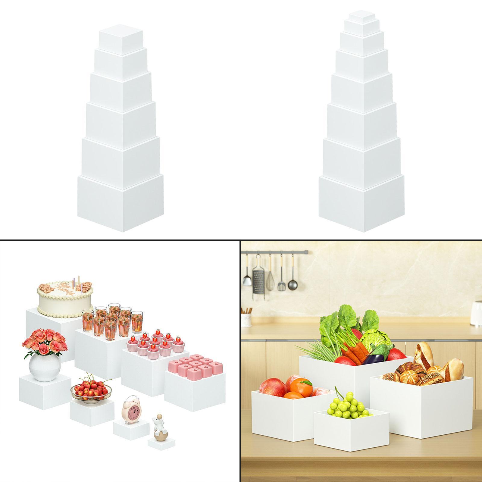 Stackable Buffet Riser Set Hol - Display Risers Set 评论和价格