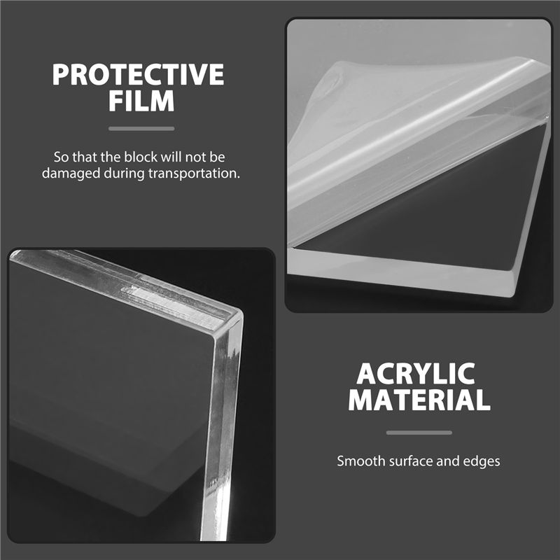 DT19 10Pc Clear Acrylic Stamp  - Display Risers Set 评论和价格