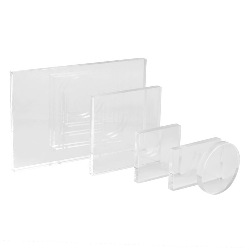 DT19 10Pc Clear Acrylic Stamp  - Display Risers Set 评论和价格