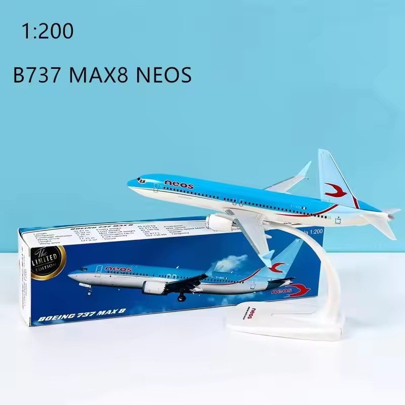 1:200 Scale B737 MAX8 Neos Air - Model Airplane Plastic 评论和价格