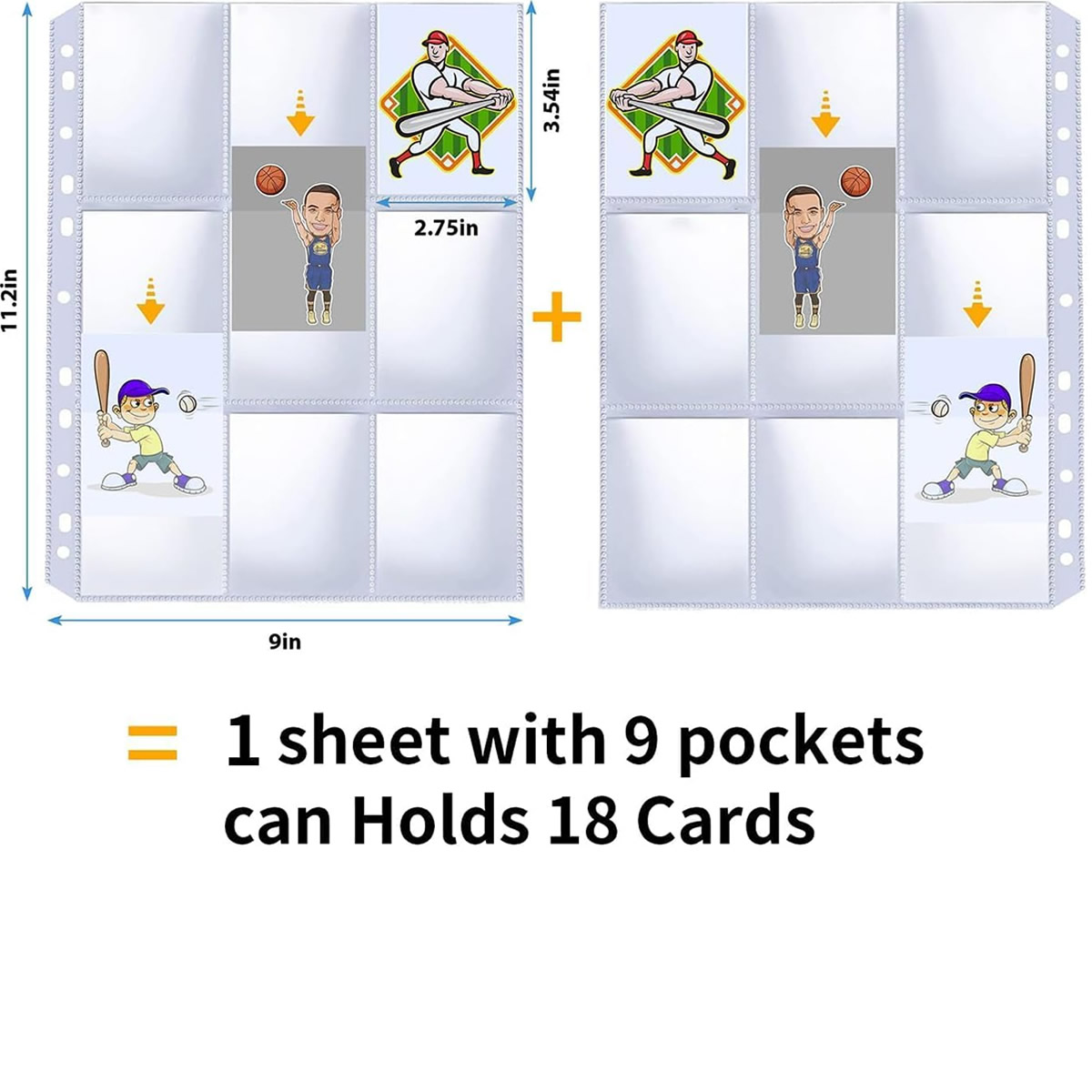50 Pack 9 Pocket Card Sleeves  - Pokemon Binder Card 评论和价格
