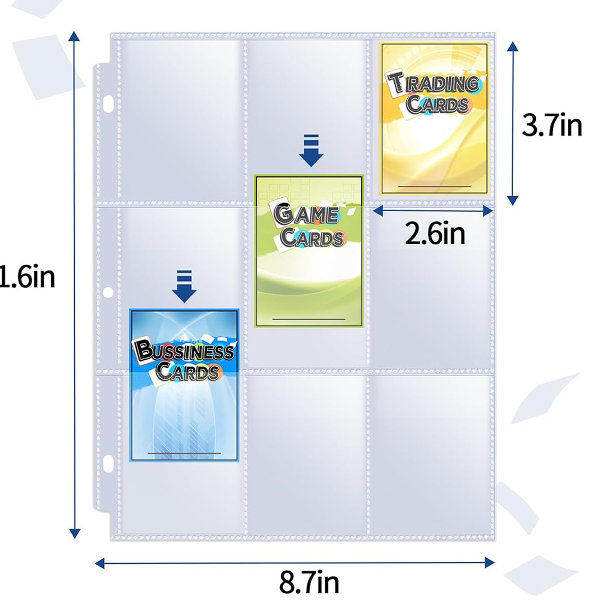 50 Pack 9 Pocket Card Sleeves  - Pokemon Binder Card 评论和价格