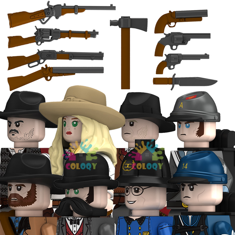 Kids Toys Cowboy Building Bloc - Lego Minifigure Holder 评论和价格
