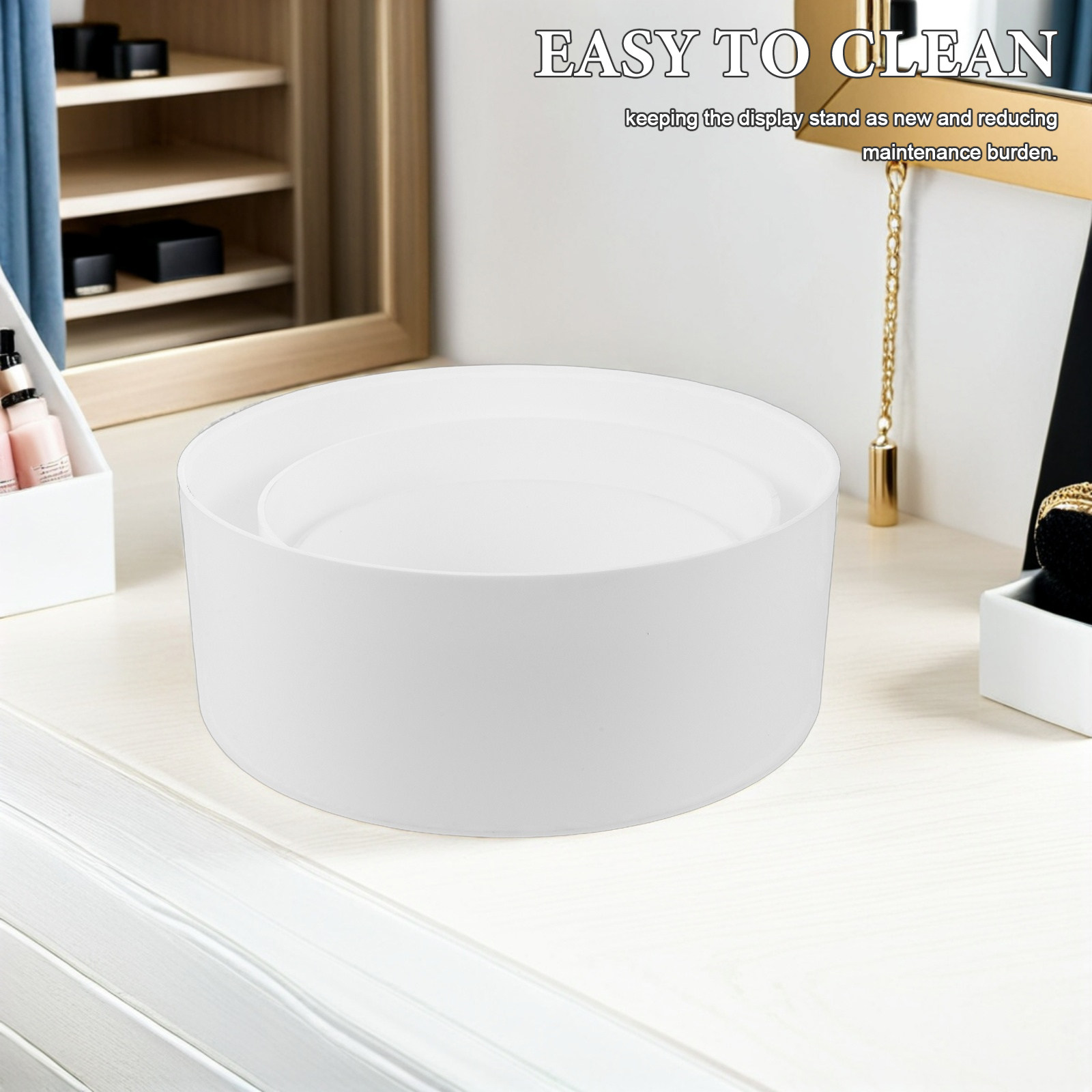 3Pcs Round Acrylic Riser Displ - Display Risers Set 评论和价格