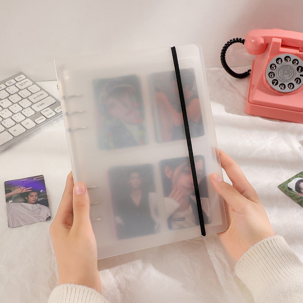 6Ring Binder Cover 4 Pocket Bi - Trading Card Binder 评论和价格