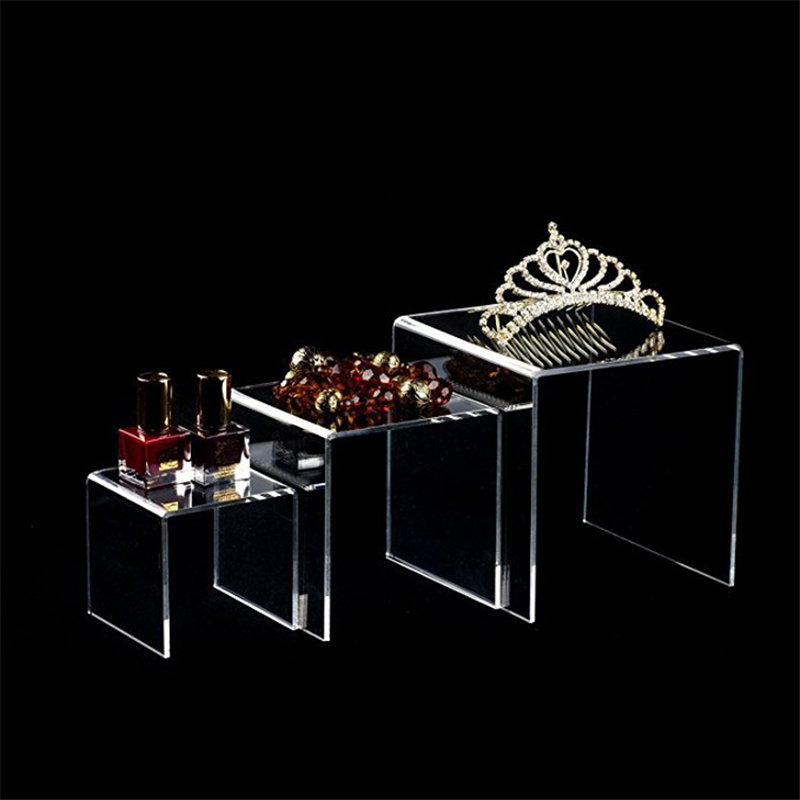 6pcs/Set Acrylic Display Stand - Display Risers Set 评论和价格