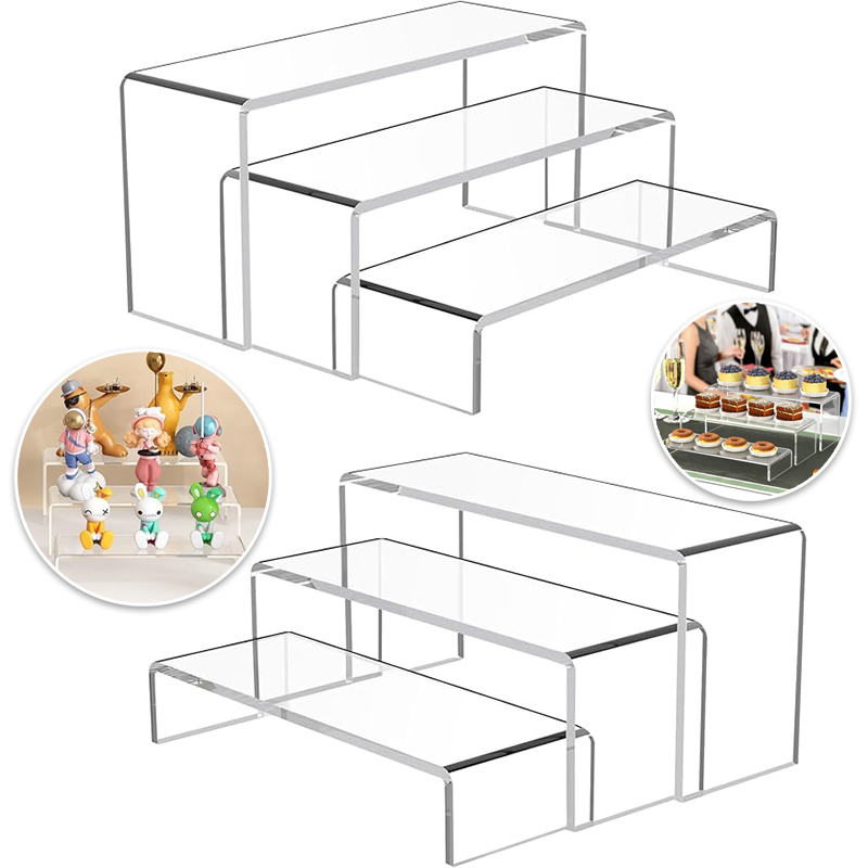 Acrylic Display Risers, 1 Sets - Display Risers Set 评论和价格