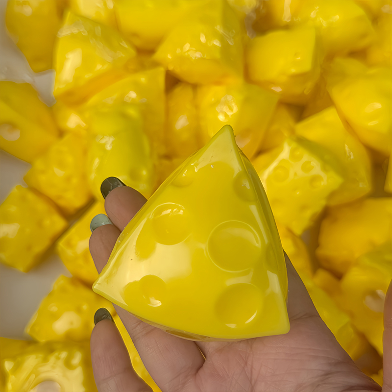 Mini Cheese Cube Squishy Fidge - Building Block Mini 评论和价格