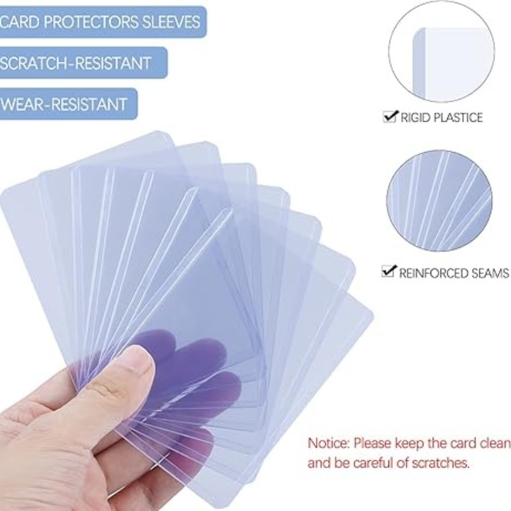 1-200Pcs 35PT Transparent Card - Card Penny Sleeve 评论和价格